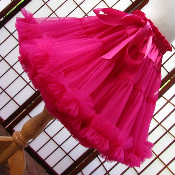 Hot Pink Pettiskirt/ Crinoline (Pageant/SQ Dance/Drag)